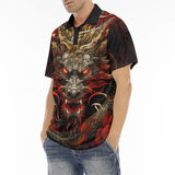 Men's Polo Shirt Fantasy Chinese Dragon