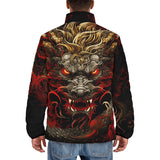 Down-Padded Puffer Jacket Fantasy Chinese Dragon