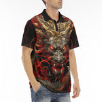 Men's Polo Shirt Fantasy Chinese Dragon