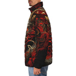 Down-Padded Puffer Jacket Fantasy Chinese Dragon