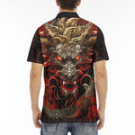 Men's Polo Shirt Fantasy Chinese Dragon