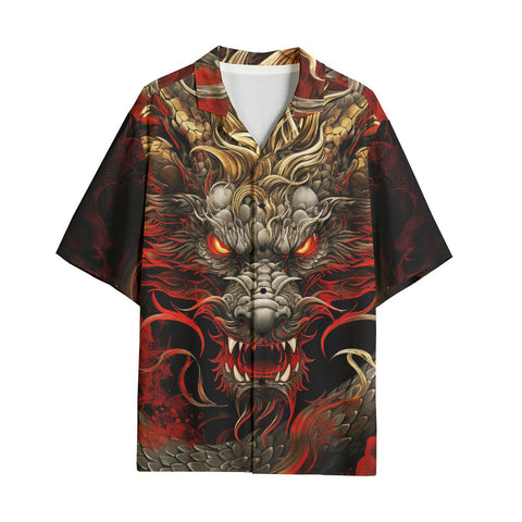 Hawaiian Shirt Fantasy Chinese Dragon