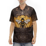 Men's Polo Shirt Honey Bee Wall Art