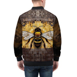 Bomber Jacket Honey Bee Wall Art