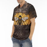 Men's Polo Shirt Honey Bee Wall Art