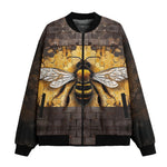 Bomber Jacket Honey Bee Wall Art