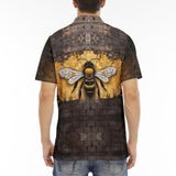 Men's Polo Shirt Honey Bee Wall Art