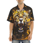 Hawaiian Shirt Jaguar Roar Paint Splash