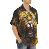 Hawaiian Shirt Jaguar Roar Paint Splash