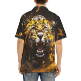 Hawaiian Shirt Jaguar Roar Paint Splash