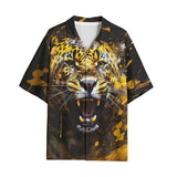 Hawaiian Shirt Jaguar Roar Paint Splash