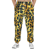 Men's Sweatpants Golden Leopard Texture