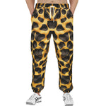 Men's Sweatpants Golden Leopard Print