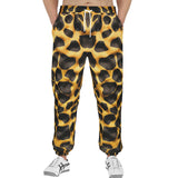 Men's Sweatpants Golden Leopard Print