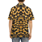 Hawaiian Shirt Golden Leopard Print