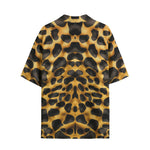 Hawaiian Shirt Golden Leopard Print