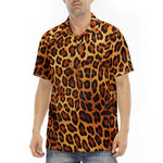 Men's Polo Shirt Leopard Pattern