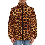 Down-Padded Puffer Jacket Leopard Pattern