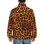 Down-Padded Puffer Jacket Leopard Pattern