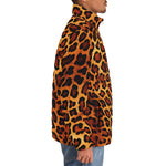 Down-Padded Puffer Jacket Leopard Pattern