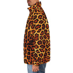 Down-Padded Puffer Jacket Leopard Pattern