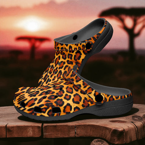 Classic Clogs Leopard Pattern