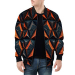 Bomber Jacket Red Triangles