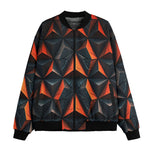 Bomber Jacket Red Triangles