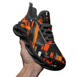 Sports Sneakers Paint Splash Abstraction