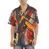 Hawaiian Shirt Brush Abstract Graffiti