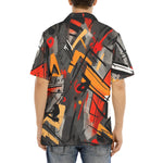 Hawaiian Shirt Brush Abstract Graffiti