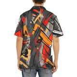 Hawaiian Shirt Brush Abstract Graffiti