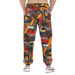 Men's Sweatpants Brush Abstract Graffiti