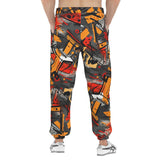 Men's Sweatpants Brush Abstract Graffiti