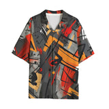 Hawaiian Shirt Brush Abstract Graffiti