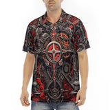 Men's Polo Shirt Gothic Futurism Artwork