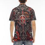 Men's Polo Shirt Gothic Futurism Artwork