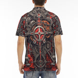 Men's Polo Shirt Gothic Futurism Artwork