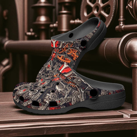 Classic Clogs Gothic Futurism Artwork