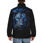 Down-Padded Puffer Jacket Glowing Blue Lion