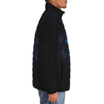 Down-Padded Puffer Jacket Glowing Blue Lion