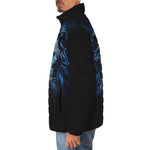 Down-Padded Puffer Jacket Glowing Blue Lion
