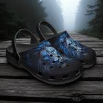 Classic Clogs Glowing Blue Lion