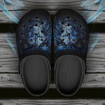Classic Clogs Glowing Blue Lion