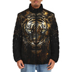 Down-Padded Puffer Jacket Tiger Molten Gold