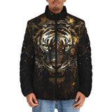 Down-Padded Puffer Jacket Tiger Molten Gold