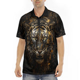 Men's Polo Shirt Tiger Molten Gold