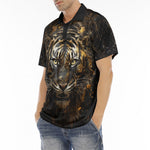 Men's Polo Shirt Tiger Molten Gold