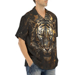 Hawaiian Shirt Tiger Molten Gold