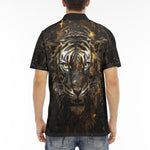 Men's Polo Shirt Tiger Molten Gold